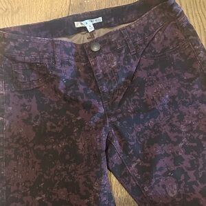 CAbi Dark Purple Skinny Pants